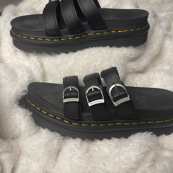 Doc Martens Blaire Leather Slide - Picture 3 of 6